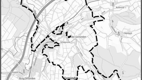 Gemünden Nieder-Gemünden Kartenausschnitt
