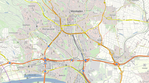 Präsentationsgrafik von Wiesbaden