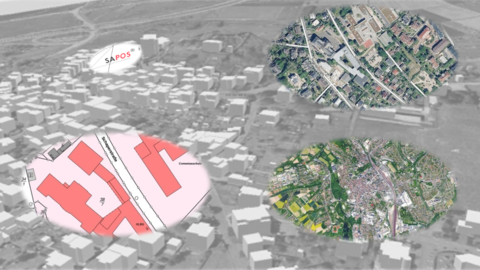 Collage für die Geobasisdaten