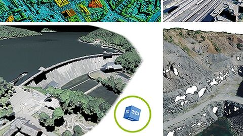 Collage aus 4 Bildern, die das bDOM beschreiben