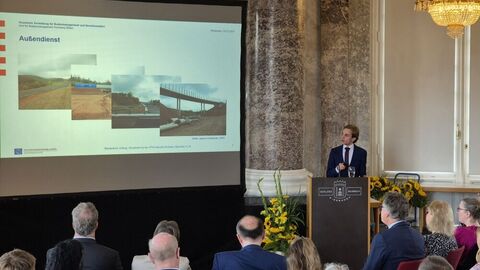 Vortrag vor Publikum