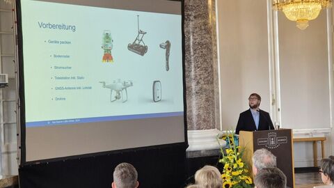 Vortrag vor Publikum