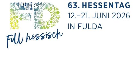 Logo des Hessentages 2026, vom 12.6. bis 21.6. in Fulda