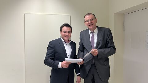 Felix Meyer und Dr. Terlinden